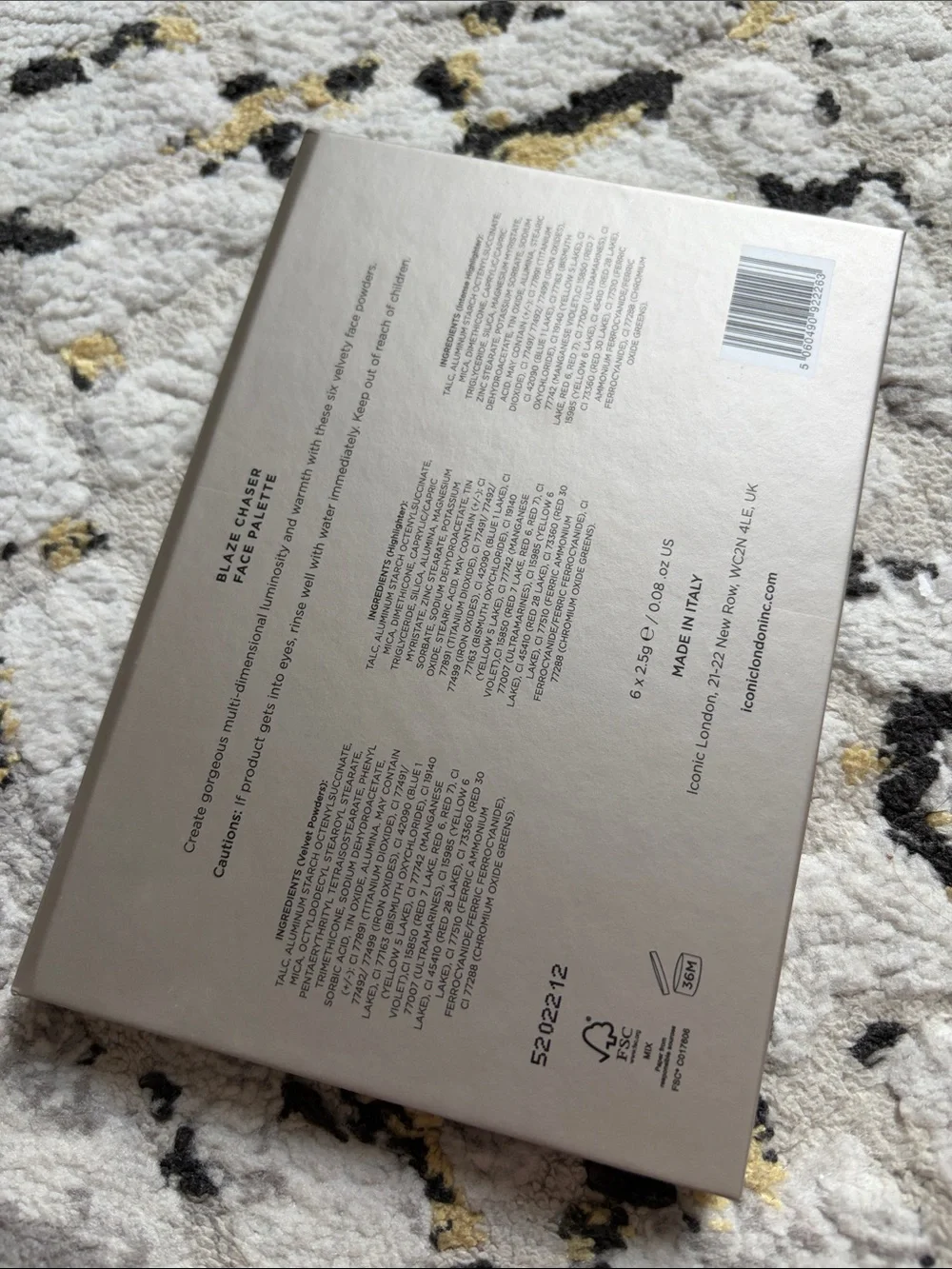 ❤️$10 Iconic London Blaze Chaser Face Palette